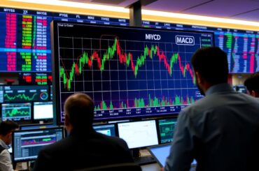 MACD indicator in stock trading