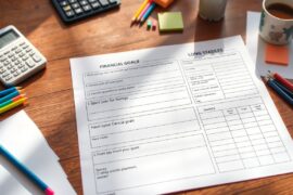 financial goal worksheet