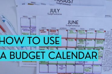 Budget Calendar Guide