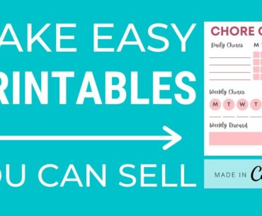 How to Make Printables to Sell Online